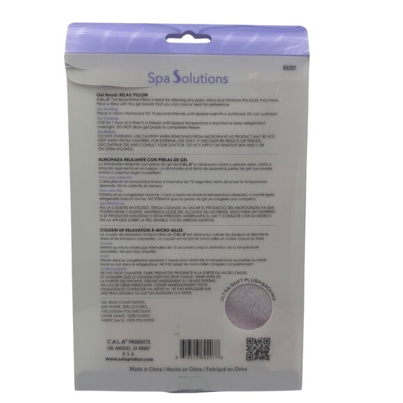 Spa Solutions Hot & Cold Gel Beads Relax Pillow Soothing Relief Gift - Picture 3 of 5